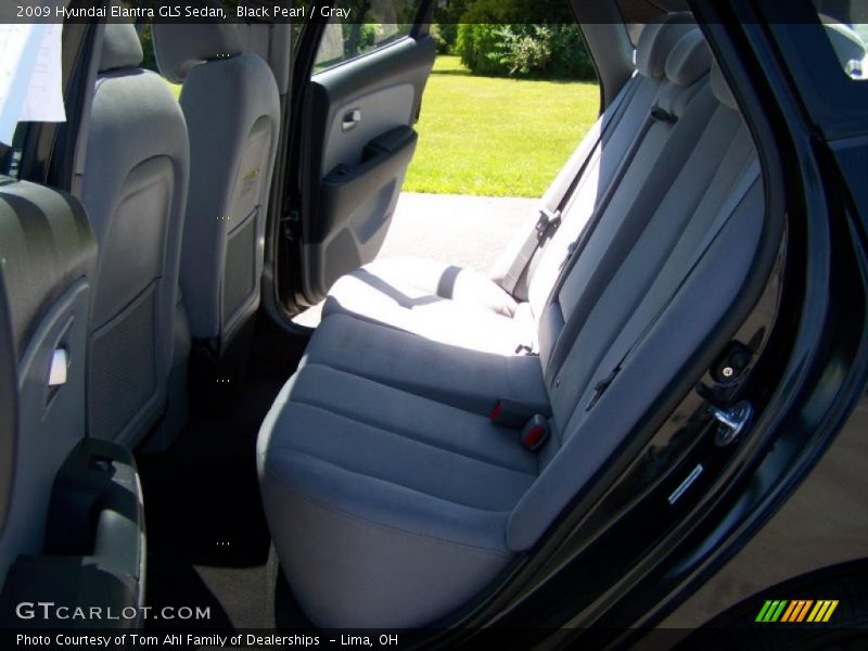 Black Pearl / Gray 2009 Hyundai Elantra GLS Sedan
