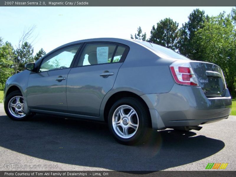 Magnetic Gray / Saddle 2007 Nissan Sentra 2.0