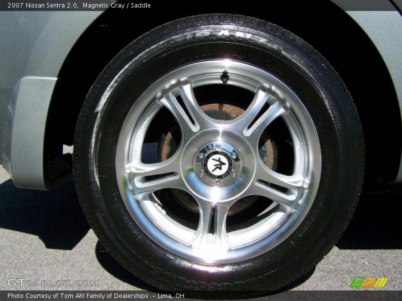 Magnetic Gray / Saddle 2007 Nissan Sentra 2.0