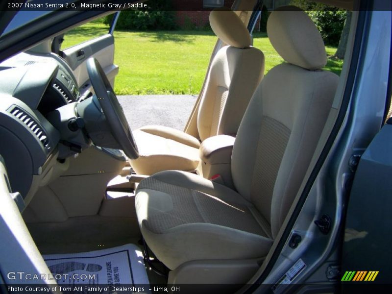 Magnetic Gray / Saddle 2007 Nissan Sentra 2.0