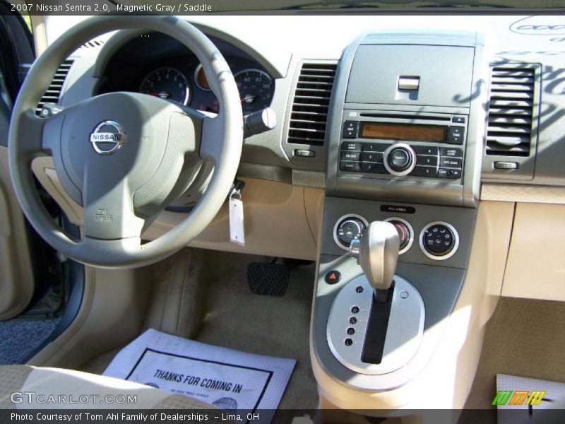 Magnetic Gray / Saddle 2007 Nissan Sentra 2.0