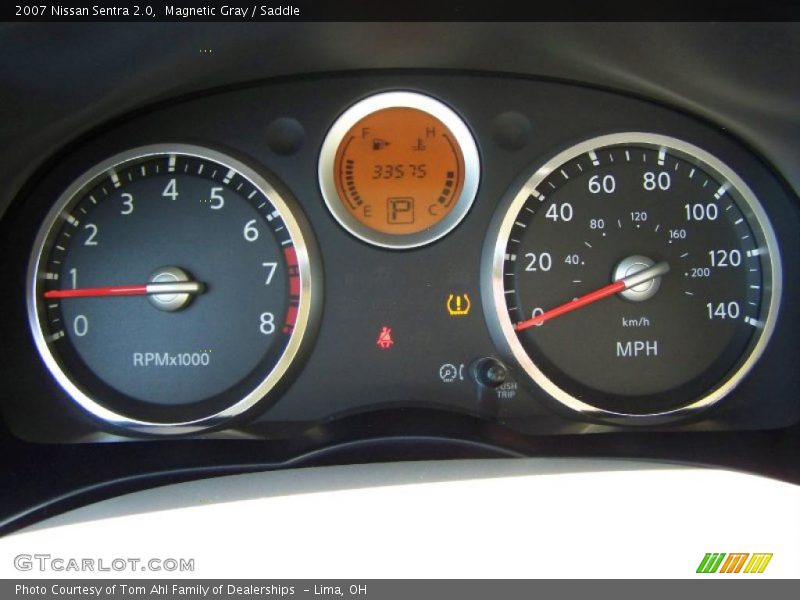 Magnetic Gray / Saddle 2007 Nissan Sentra 2.0