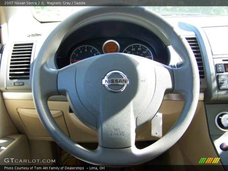 Magnetic Gray / Saddle 2007 Nissan Sentra 2.0