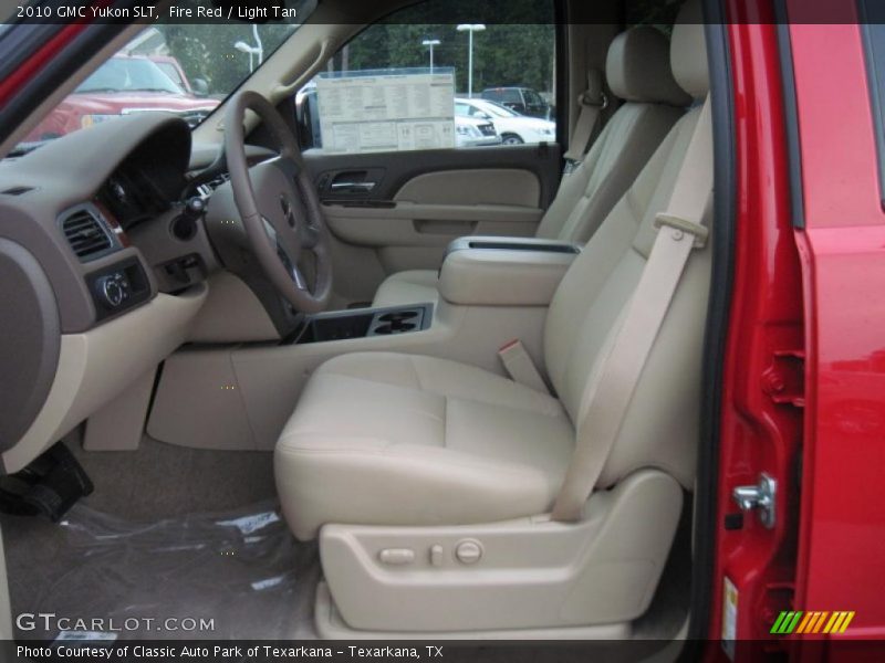 Fire Red / Light Tan 2010 GMC Yukon SLT