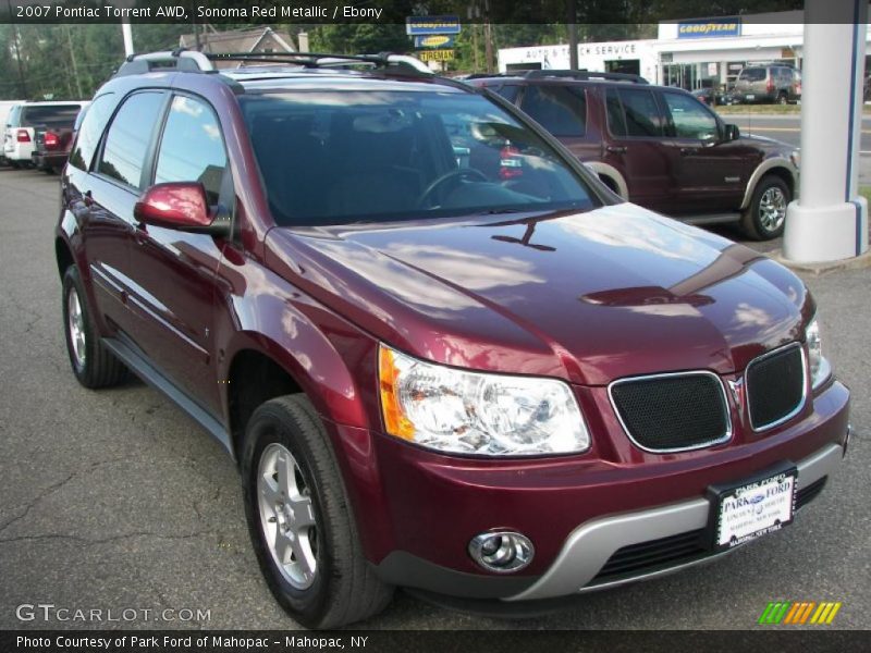 Sonoma Red Metallic / Ebony 2007 Pontiac Torrent AWD