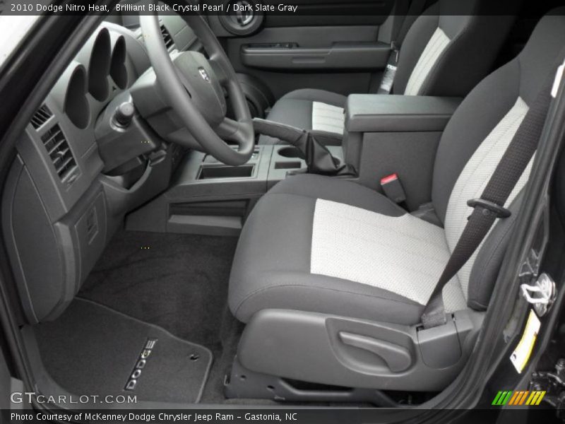 Brilliant Black Crystal Pearl / Dark Slate Gray 2010 Dodge Nitro Heat
