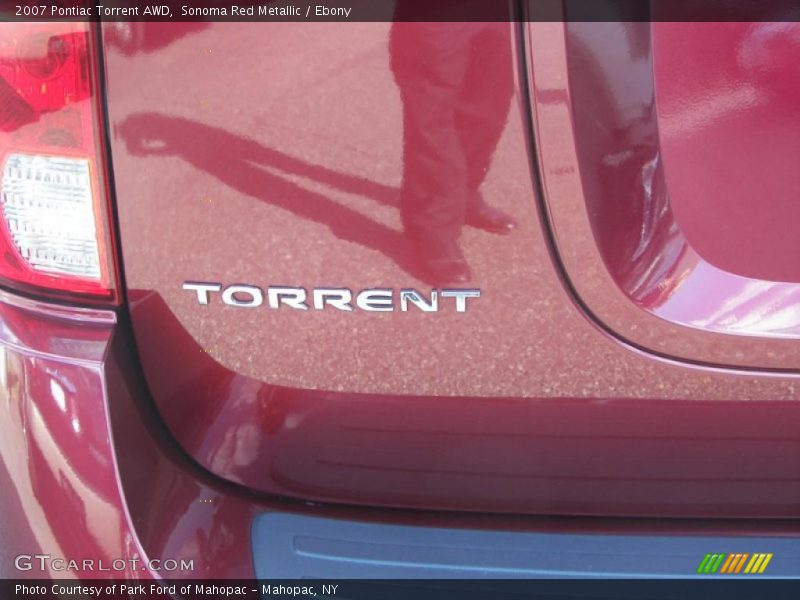 Sonoma Red Metallic / Ebony 2007 Pontiac Torrent AWD