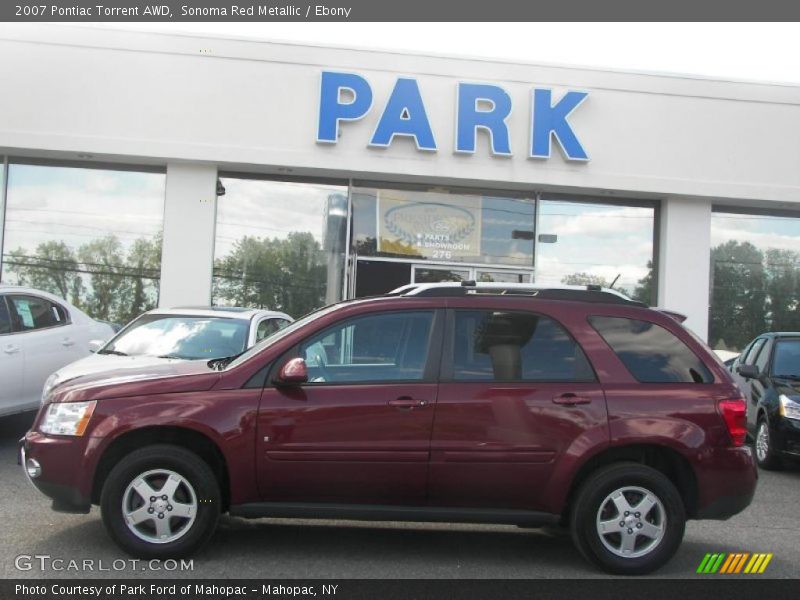 Sonoma Red Metallic / Ebony 2007 Pontiac Torrent AWD
