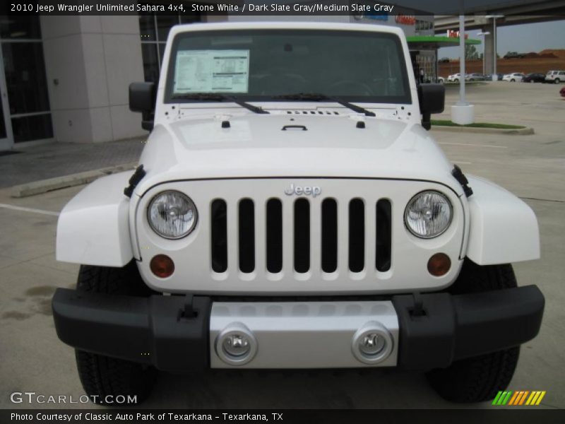 Stone White / Dark Slate Gray/Medium Slate Gray 2010 Jeep Wrangler Unlimited Sahara 4x4