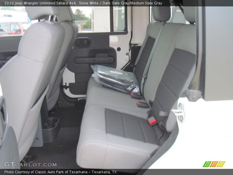 Stone White / Dark Slate Gray/Medium Slate Gray 2010 Jeep Wrangler Unlimited Sahara 4x4