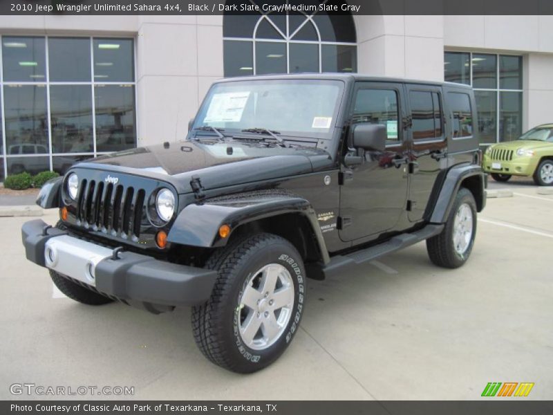 Black / Dark Slate Gray/Medium Slate Gray 2010 Jeep Wrangler Unlimited Sahara 4x4