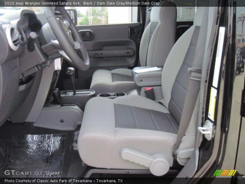 Black / Dark Slate Gray/Medium Slate Gray 2010 Jeep Wrangler Unlimited Sahara 4x4