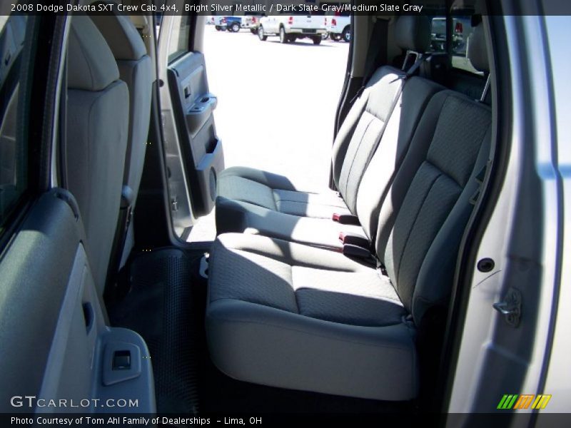 Bright Silver Metallic / Dark Slate Gray/Medium Slate Gray 2008 Dodge Dakota SXT Crew Cab 4x4