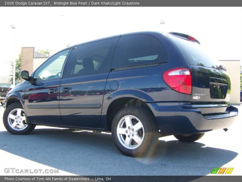 Midnight Blue Pearl / Dark Khaki/Light Graystone 2006 Dodge Caravan SXT