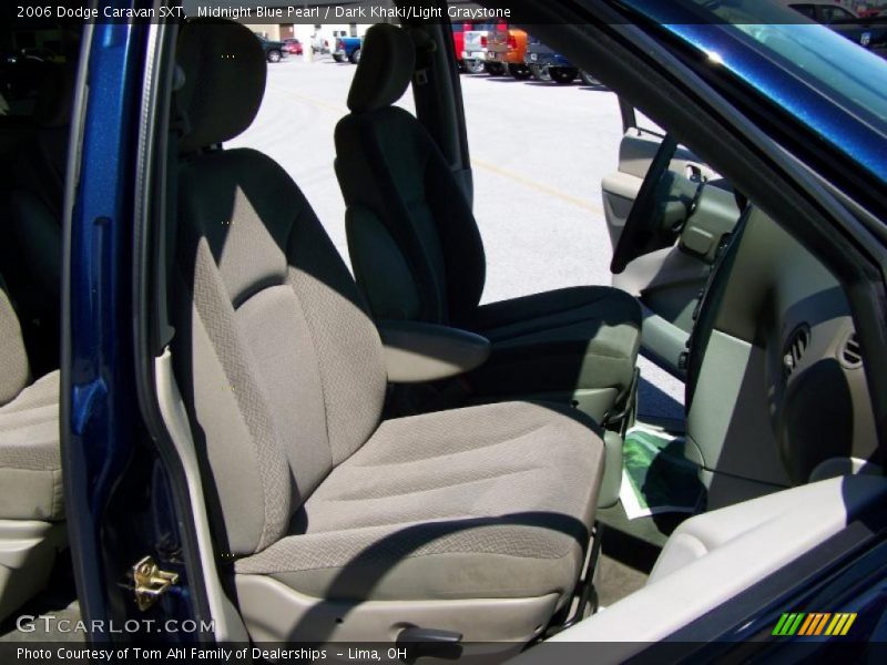 Midnight Blue Pearl / Dark Khaki/Light Graystone 2006 Dodge Caravan SXT