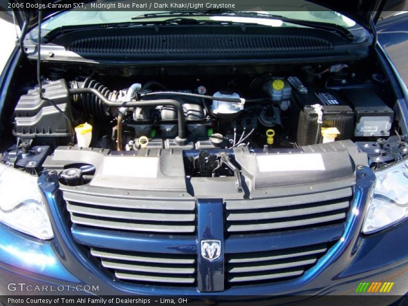Midnight Blue Pearl / Dark Khaki/Light Graystone 2006 Dodge Caravan SXT