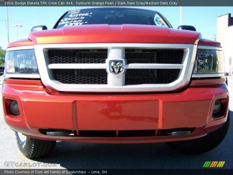Sunburst Orange Pearl / Dark Slate Gray/Medium Slate Gray 2008 Dodge Dakota TRX Crew Cab 4x4