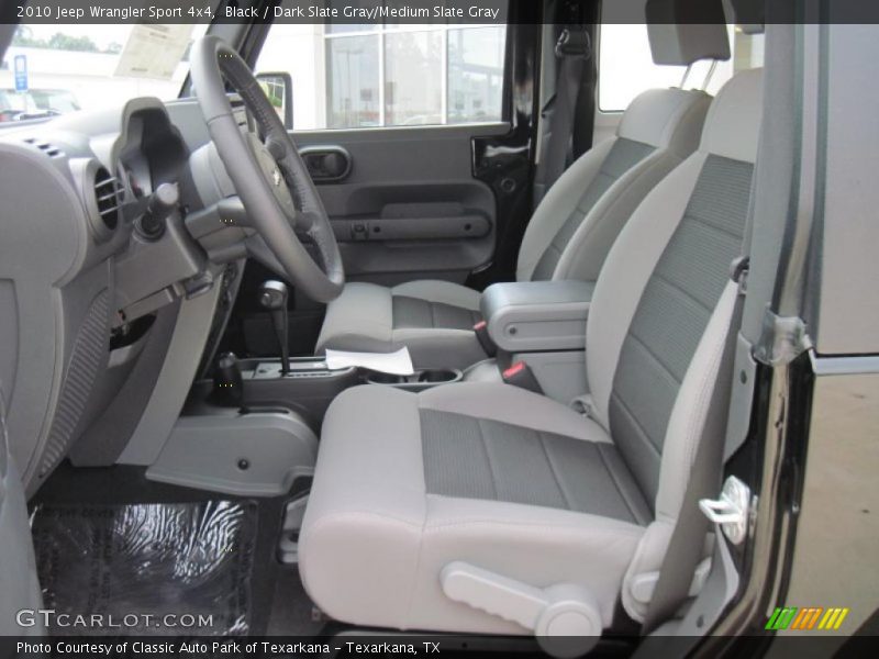 Black / Dark Slate Gray/Medium Slate Gray 2010 Jeep Wrangler Sport 4x4