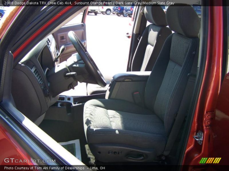 Sunburst Orange Pearl / Dark Slate Gray/Medium Slate Gray 2008 Dodge Dakota TRX Crew Cab 4x4