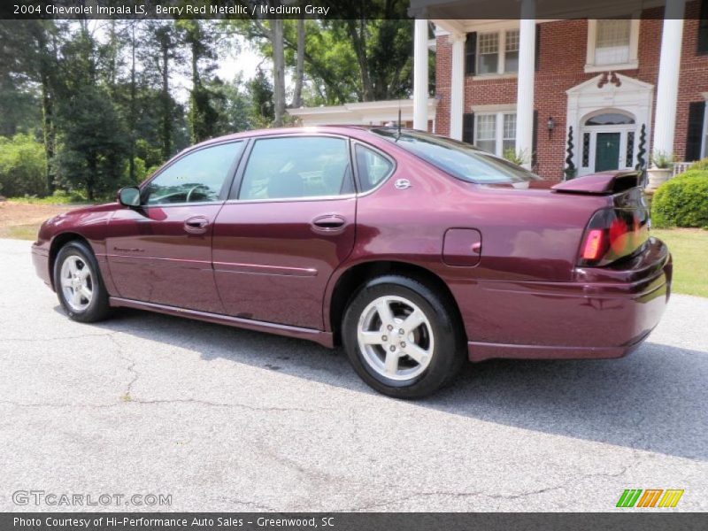 Berry Red Metallic / Medium Gray 2004 Chevrolet Impala LS