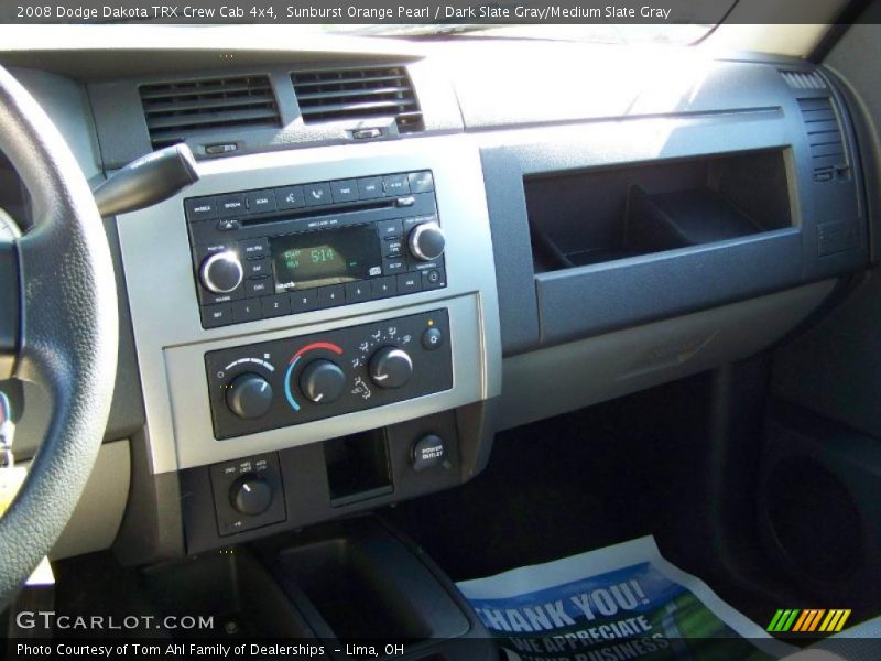 Sunburst Orange Pearl / Dark Slate Gray/Medium Slate Gray 2008 Dodge Dakota TRX Crew Cab 4x4