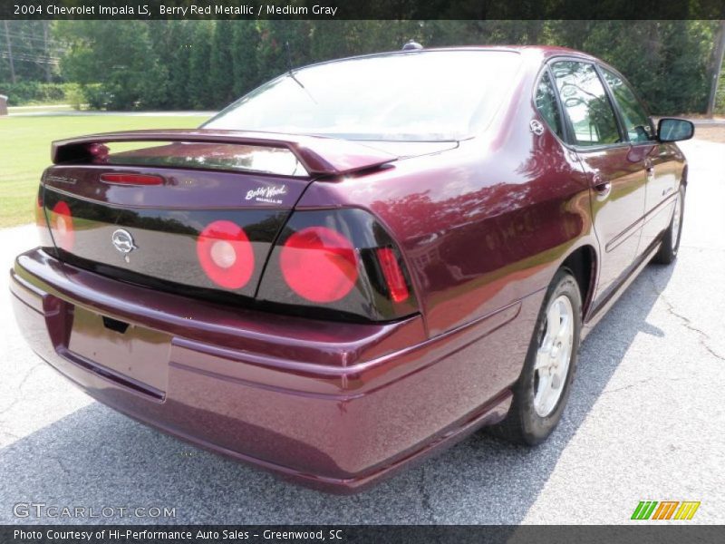Berry Red Metallic / Medium Gray 2004 Chevrolet Impala LS