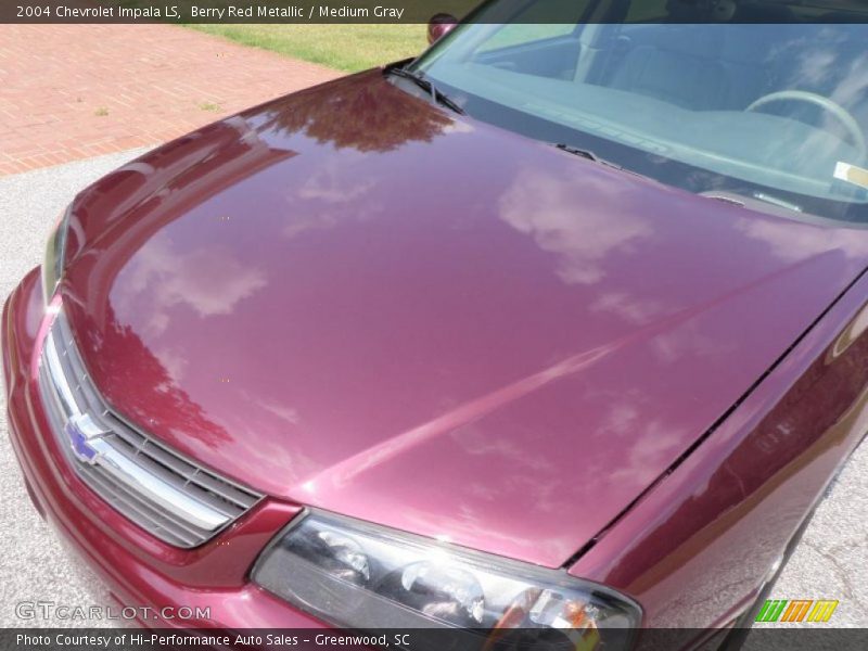 Berry Red Metallic / Medium Gray 2004 Chevrolet Impala LS