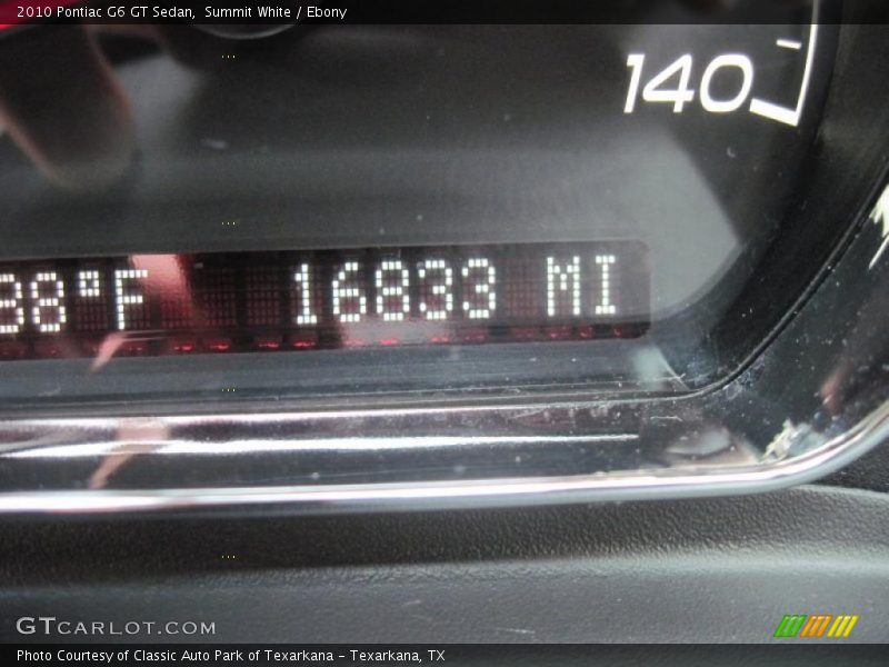 Summit White / Ebony 2010 Pontiac G6 GT Sedan