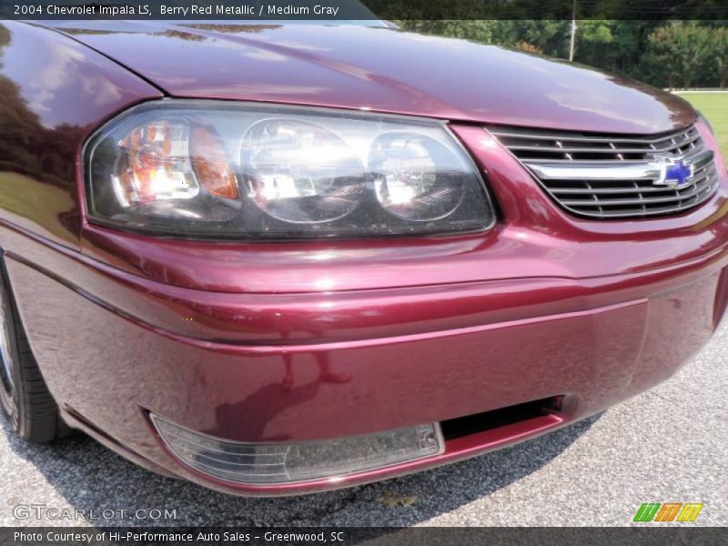 Berry Red Metallic / Medium Gray 2004 Chevrolet Impala LS