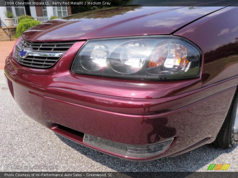 Berry Red Metallic / Medium Gray 2004 Chevrolet Impala LS