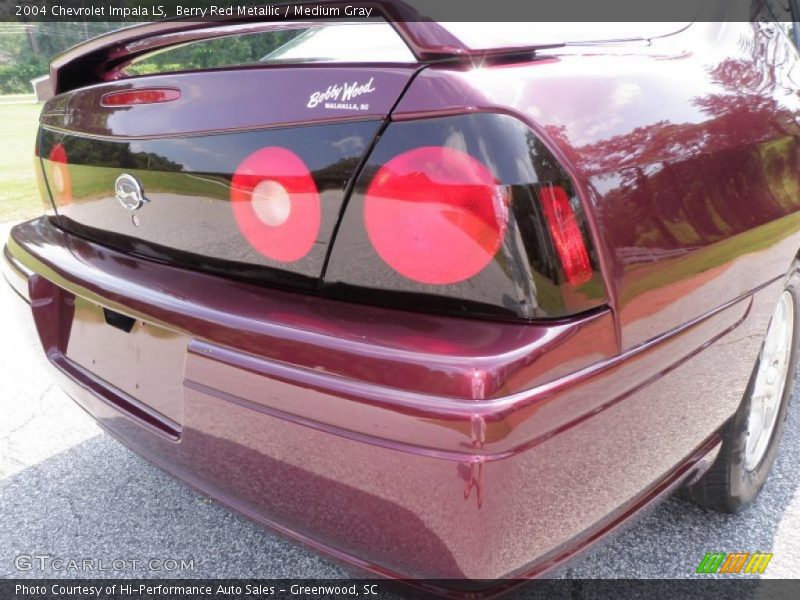 Berry Red Metallic / Medium Gray 2004 Chevrolet Impala LS