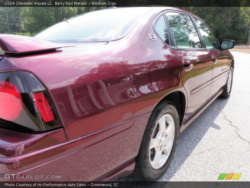 Berry Red Metallic / Medium Gray 2004 Chevrolet Impala LS