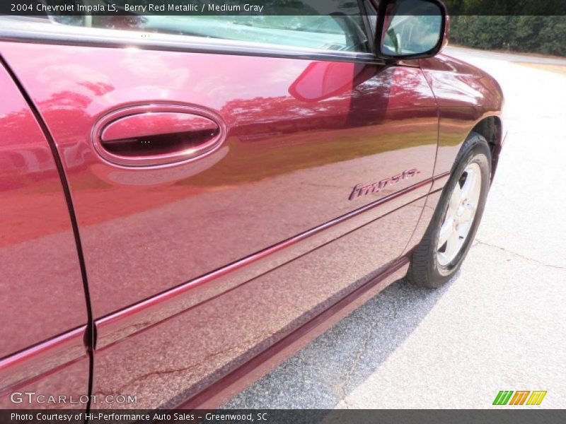 Berry Red Metallic / Medium Gray 2004 Chevrolet Impala LS