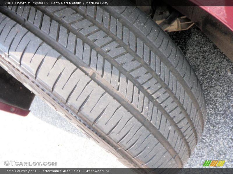Berry Red Metallic / Medium Gray 2004 Chevrolet Impala LS