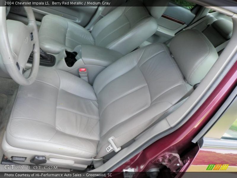 Berry Red Metallic / Medium Gray 2004 Chevrolet Impala LS