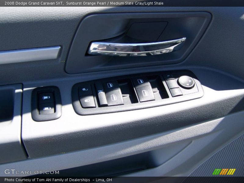 Sunburst Orange Pearl / Medium Slate Gray/Light Shale 2008 Dodge Grand Caravan SXT