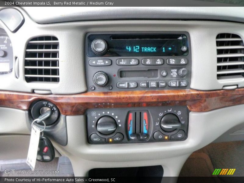 Berry Red Metallic / Medium Gray 2004 Chevrolet Impala LS