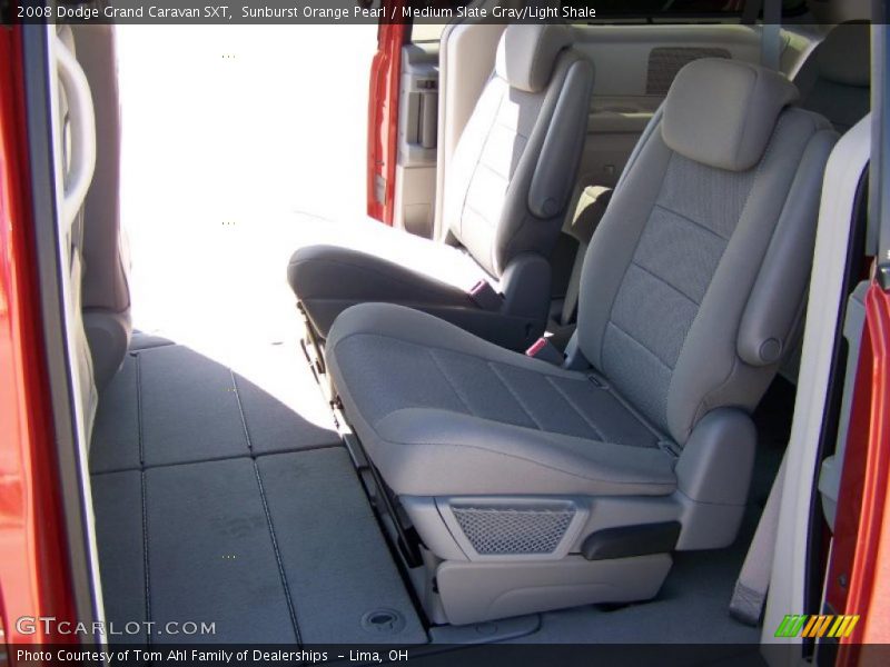 Sunburst Orange Pearl / Medium Slate Gray/Light Shale 2008 Dodge Grand Caravan SXT