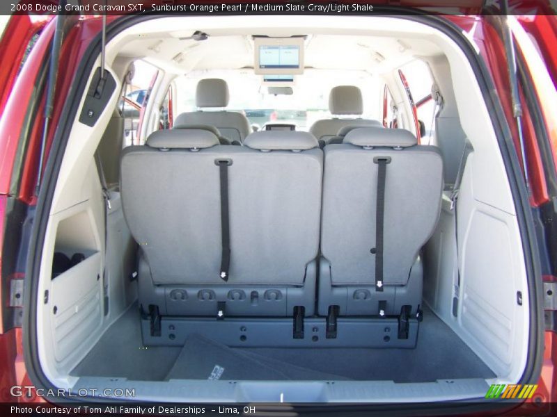 Sunburst Orange Pearl / Medium Slate Gray/Light Shale 2008 Dodge Grand Caravan SXT