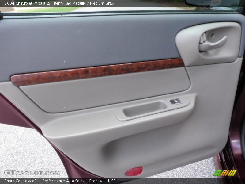 Berry Red Metallic / Medium Gray 2004 Chevrolet Impala LS
