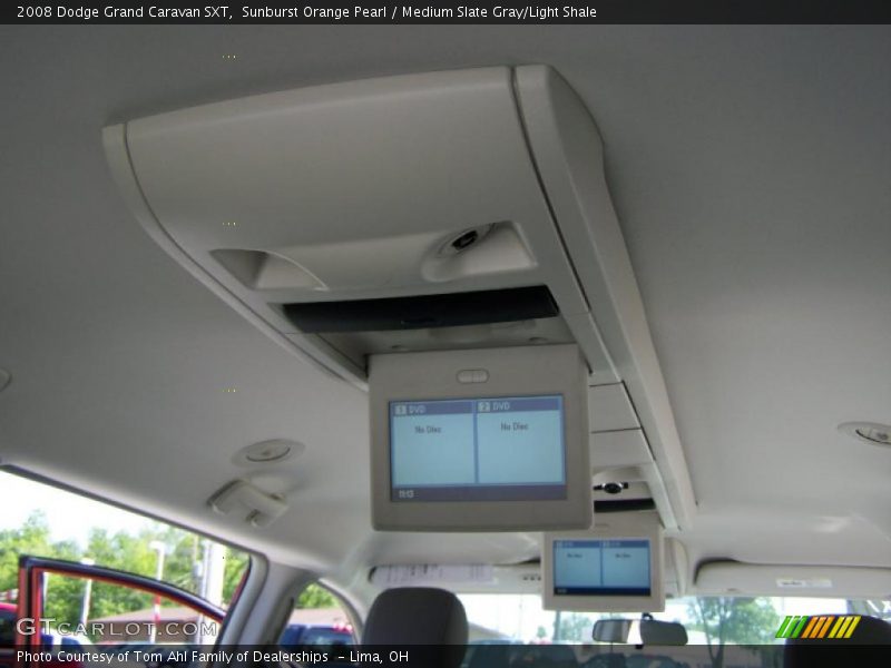 Sunburst Orange Pearl / Medium Slate Gray/Light Shale 2008 Dodge Grand Caravan SXT