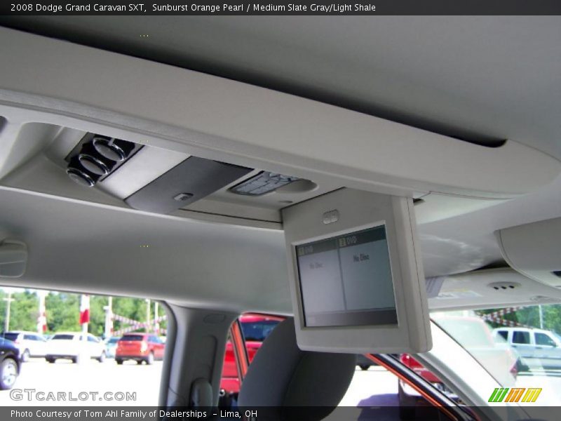 Sunburst Orange Pearl / Medium Slate Gray/Light Shale 2008 Dodge Grand Caravan SXT