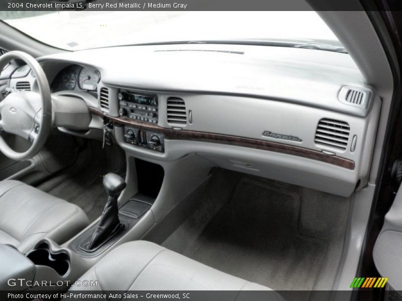 Berry Red Metallic / Medium Gray 2004 Chevrolet Impala LS