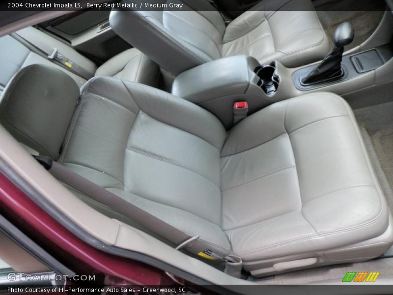 Berry Red Metallic / Medium Gray 2004 Chevrolet Impala LS