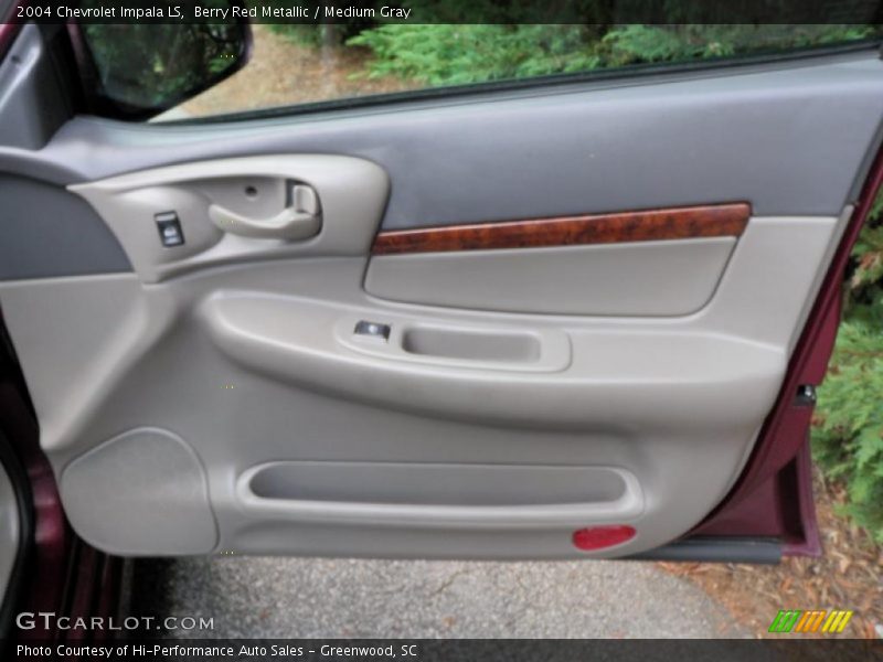 Berry Red Metallic / Medium Gray 2004 Chevrolet Impala LS