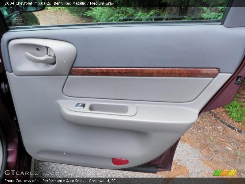 Berry Red Metallic / Medium Gray 2004 Chevrolet Impala LS