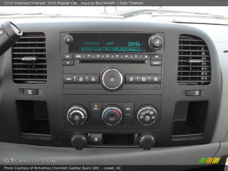 Imperial Blue Metallic / Dark Titanium 2010 Chevrolet Silverado 1500 Regular Cab