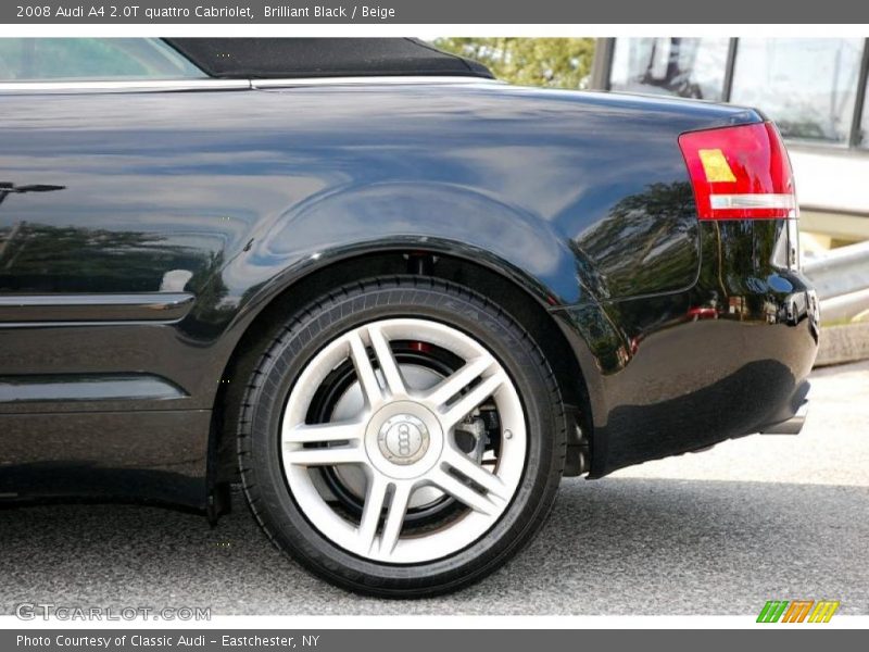 Brilliant Black / Beige 2008 Audi A4 2.0T quattro Cabriolet