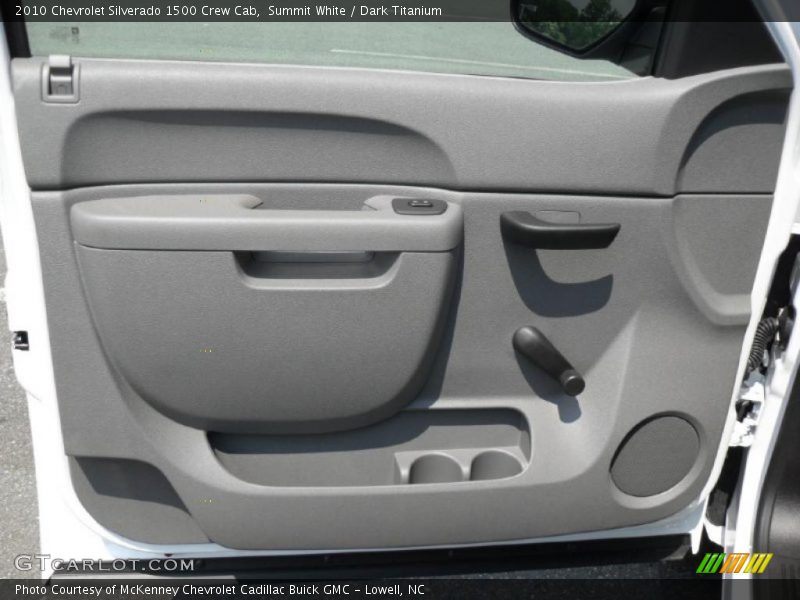 Summit White / Dark Titanium 2010 Chevrolet Silverado 1500 Crew Cab