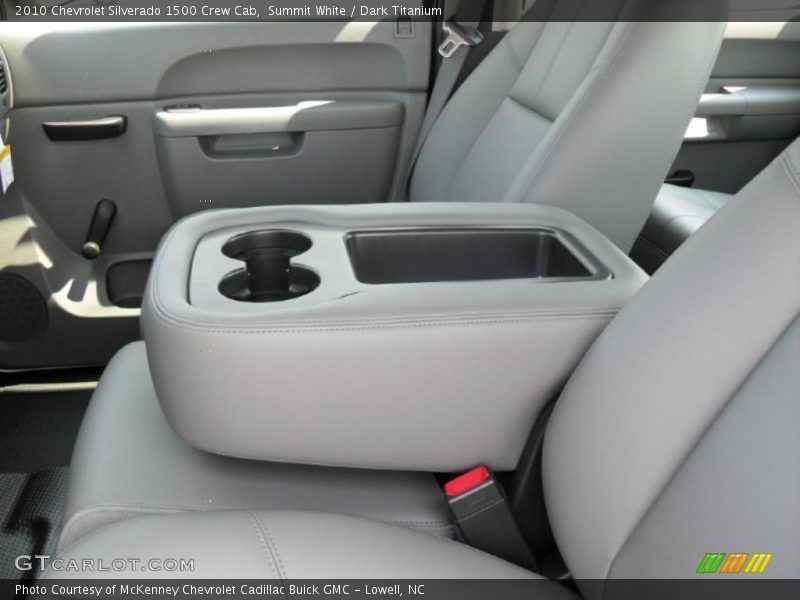 Summit White / Dark Titanium 2010 Chevrolet Silverado 1500 Crew Cab